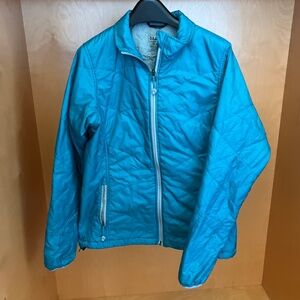 L.L. Bean Lightweight Quilted Jacket – Blue – Size S – Zip Front & Pockets